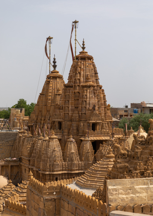 Jain temple towers, Rajasthan, Jaisalmer, India