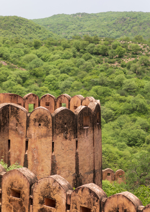 Jaigarh fort remparts, Rajasthan, Amer, India