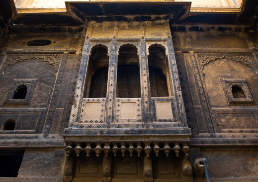 Balcony in suraj haveli hotel, Rajasthan, Jaisalmer, India