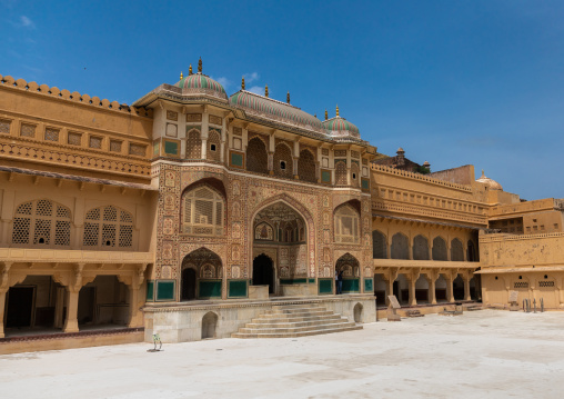 Ganesh gate in Amer fort and palace, Rajasthan, Amer, India