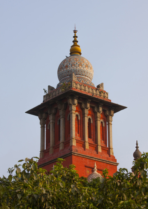 One Tower Of The Madras High Court Of Judicature In Chennai, India