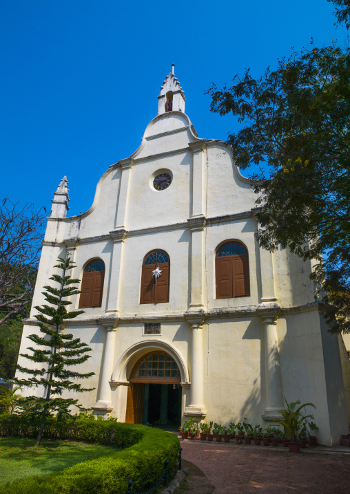 Exterior Front Of St Francis Church, Kochi, India