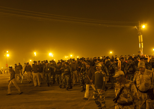 Police During 1Maha Kumbh Mela, Allahabad, India