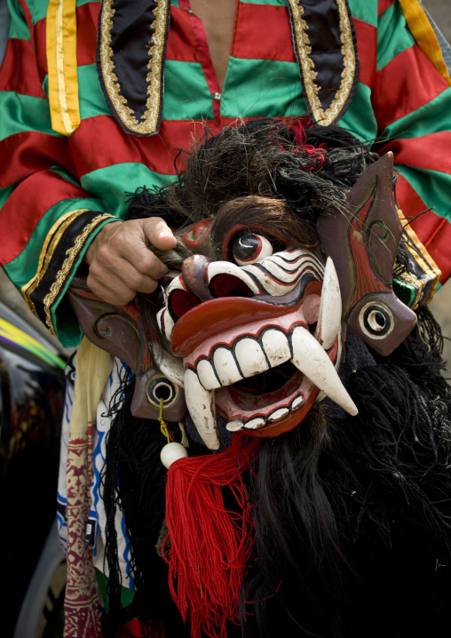 Monster mask at festival, Java island indonesia