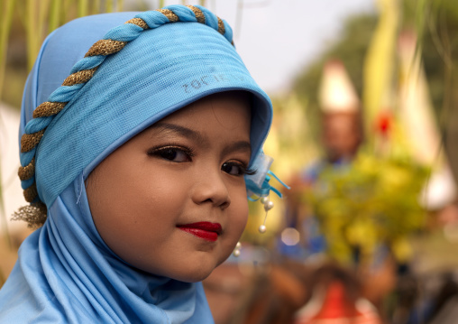Muslim girl, Java island indonesia