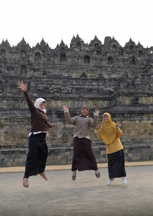 Borobudur temple,  Java island indonesia
