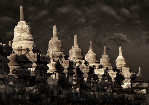 Borobudur temple,  Java island indonesia