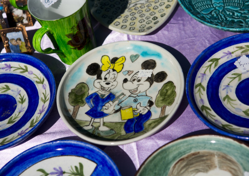 Mickey Mouse Plate, Tabriz, Iran