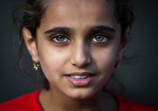 girl with beautiful eyes in panjshambe bazar, Hormozgan, Minab, Iran