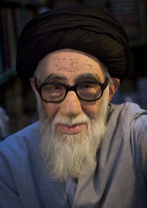 Old Religious Man Inside The Old Bazaar, Tabriz, Iran