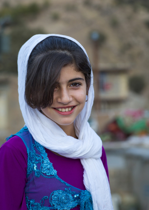 Beautiful Young Girl, Palangan, Iran