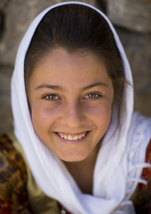 Smiling Kurdish Girl, Palangan, Iran