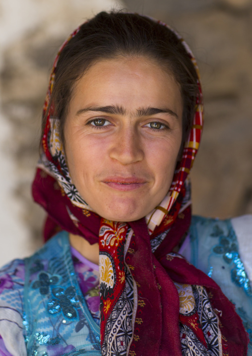Kurdish Young Woman, Palangan, Iran