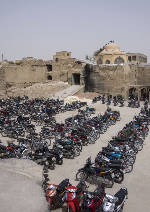 Parking in the old town, Isfahan province, Isfahan, Iran
