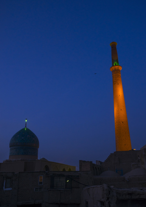 Ali mosque seljuk minaret, Isfahan province, Isfahan, Iran