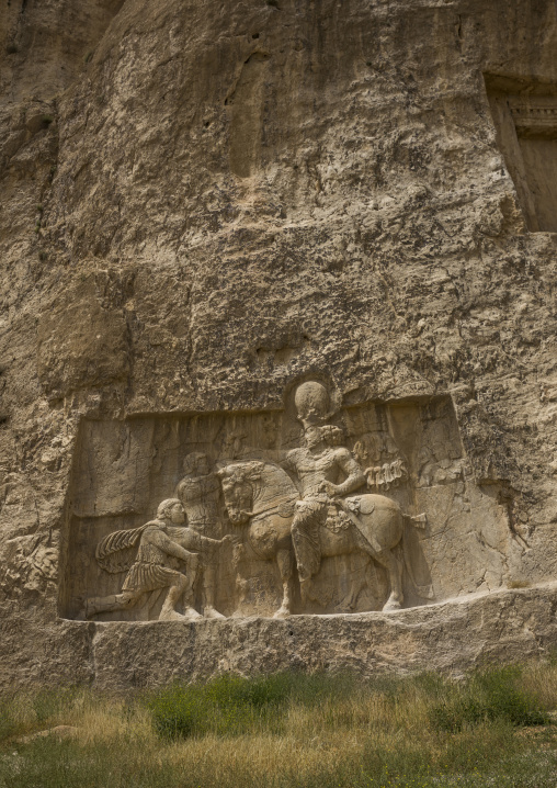 The triumph of shapur over the roman emperor valerian and philip the arab, Fars province, Shiraz, Iran