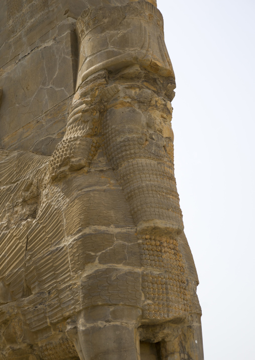 Shedu statue, Fars province, Persepolis, Iran