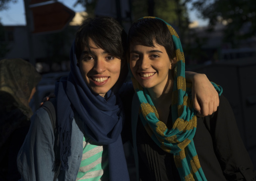 Iranian teenagers girls, Shemiranat county, Tehran, Iran
