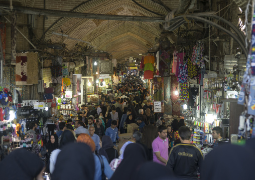 Crowded bazaar, Shemiranat county, Tehran, Iran