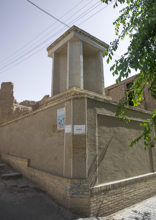 Windtower of traditional house, Isfahan province, Kashan, Iran