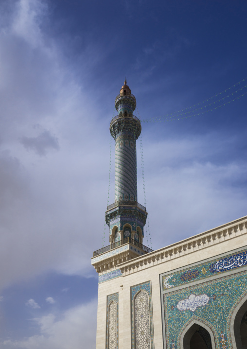 Imam hassan mosque minaret, Qom province, Qom, Iran