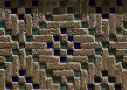 Brick decoration in ameh mosque, Isfahan province, Natanz, Iran