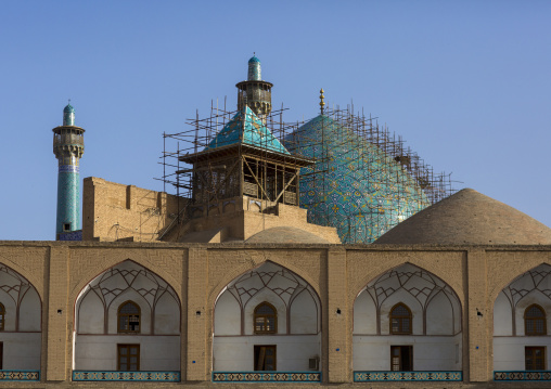 The shah mosque on naghsh-i jahan square, Isfahan province, Isfahan, Iran