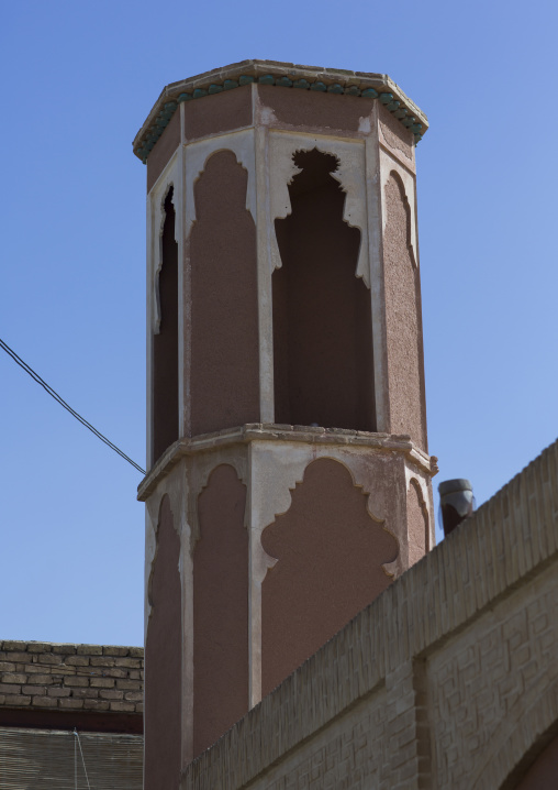 Windtower of traditional house, Isfahan province, Kashan, Iran