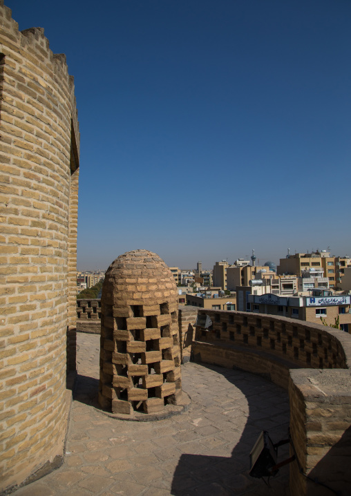 Roof of an old dovecote for pigeons, Isfahan Province, Isfahan, Iran