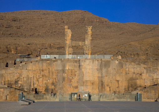 The main entrance of Persepolis, Fars Province, Marvdasht, Iran