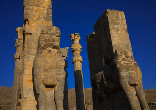 The gate of all nations in Persepolis, Fars Province, Marvdasht, Iran