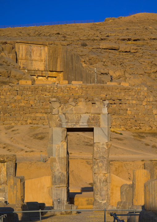 Tomb of Artaxerxes ii in Persepolis, Fars Province, Marvdasht, Iran