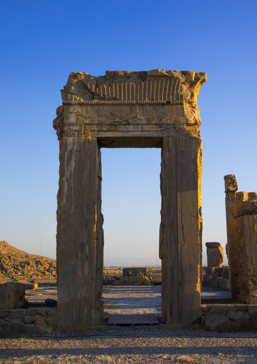 Ruins of the gate of all nations, In Persepolis, Fars Province, Marvdasht, Iran