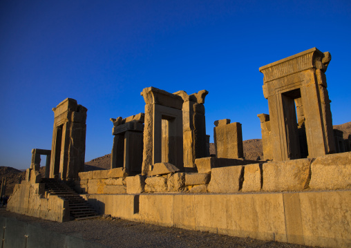 The Tachara  palace of Darius the great in Persepolis, Fars Province, Marvdasht, Iran