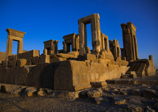 The Tachara  palace of Darius the great in Persepolis, Fars Province, Marvdasht, Iran