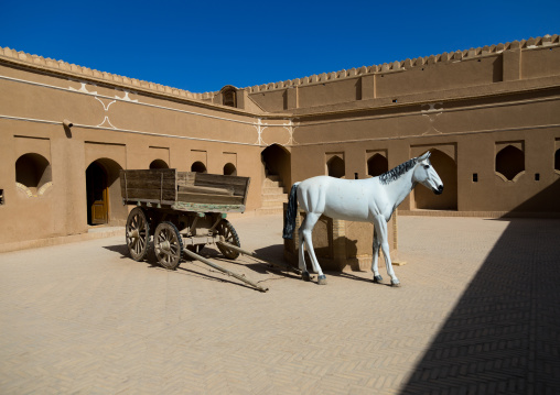 The Post museum in a former caravanserai, Yazd Province, Meybod, Iran