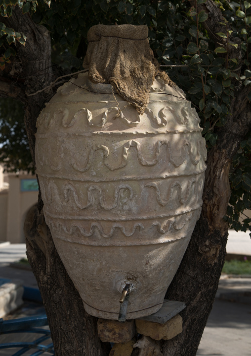 Water jar near Jame mosque, Isfahan Province, Nain, Iran