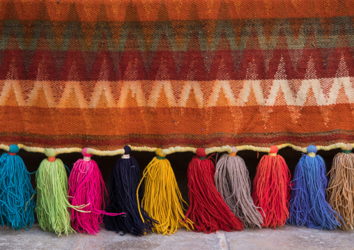 Carpet tassels, Isfahan Province, Kashan, Iran