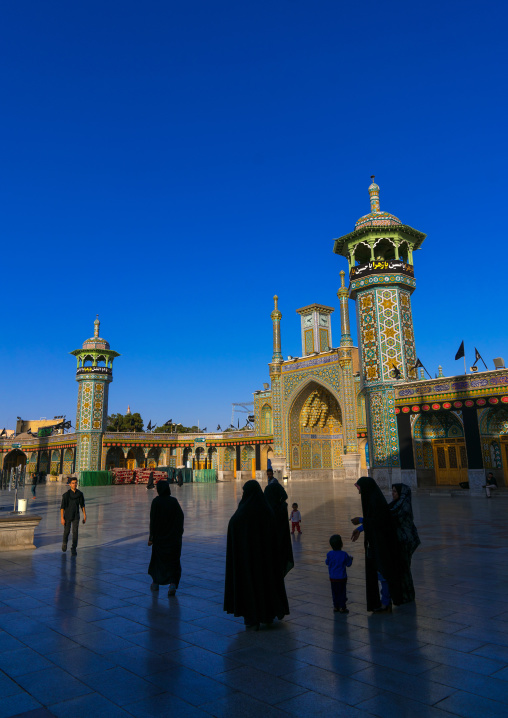 Pilgrims in Fatima al-Masumeh shrine during Muharram, Central County, Qom, Iran