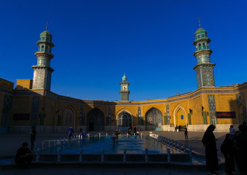 Fatima al-Masumeh shrine during Muharram, Central County, Qom, Iran