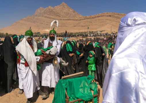 Death of Qasim ibn al-Hasan in Kerbala during a traditional religious theatre called tazieh, Lorestan Province, Khorramabad, Iran