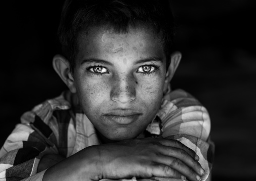 gypsy boy with beautiful eyes, Central County, Kerman, Iran