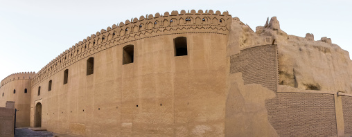 panorama of the old citadel of arg-é bam, Kerman Province, Bam, Iran