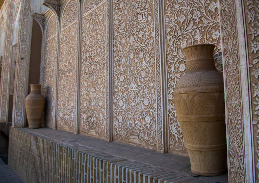 water museum walls decorations, Central County, Yazd, Iran
