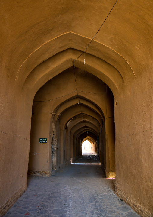 sabat passageway in the old town, Ardakan County, Aqda, Iran