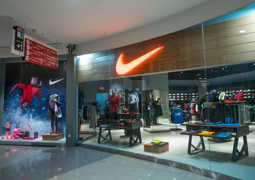 exterior view of flagship nike store in city center mall, Isfahan Province, isfahan, Iran