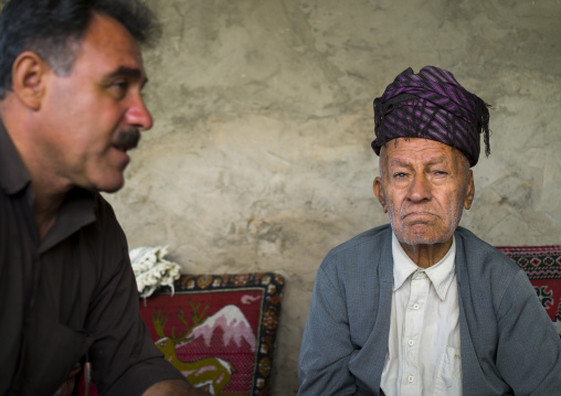 Men From The Old Kurdish Village Of Palangan, Iran