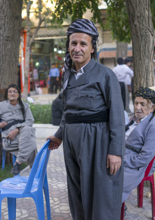 Men With Traditional Kurdish Suit, Marivan, Iran