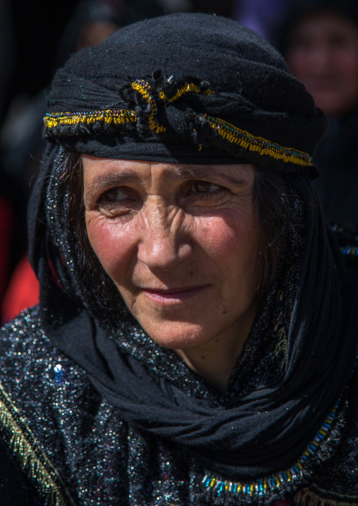 Elderly Kurdish Women During Ashura Celebration, The Day Of The Death Of Imam Hussein, Kurdistan Province, Bijar, Iran