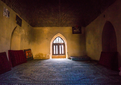 Empty Room Inside An Old Caravanserai Turned Into Madrassah, Golestan Province, Karim Ishan, Iran